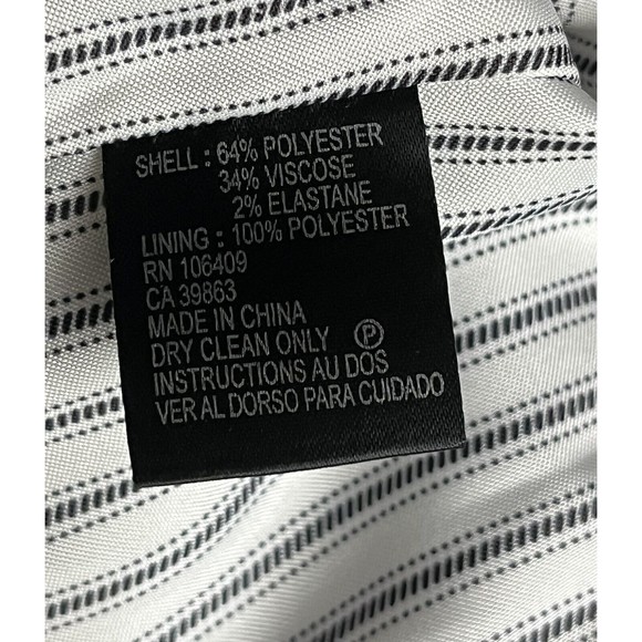 Tahari ASL Black Button Up Womens Blazer Jacket  Petite 4P Business Casual - Picture 6 of 9